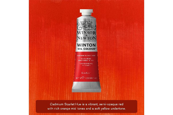 Winton oil 37ml cadmium scarlet hue 107
